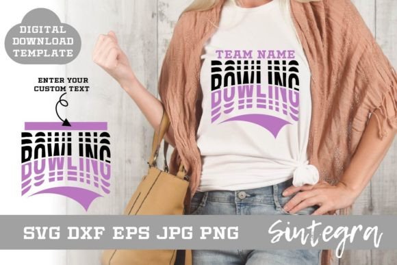 Bowling SVG Shirt Template Design 001 Review