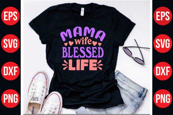 Mother Day SVG Typography Design Review