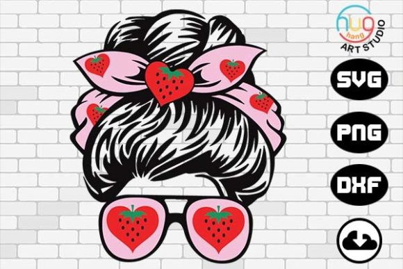 Strawberry Heart Mom Bun: An Embroidery Review