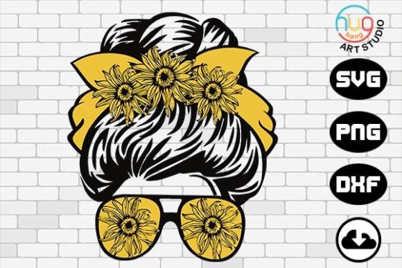 Sunflower Mom Messy Bun Hair: An Embroidery Review
